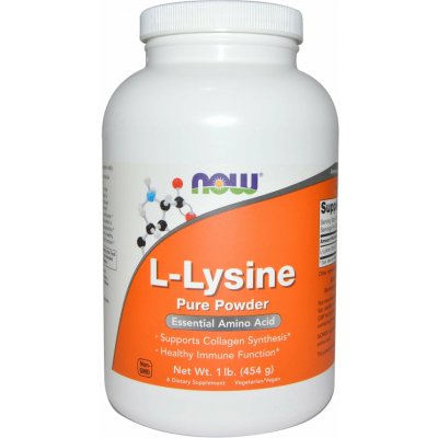 Now Foods Now L-Lysine L-lysin prášek 454 g – Hledejceny.cz