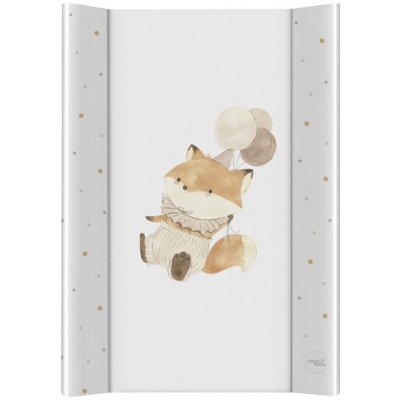 Ceba Baby Podložka 2-hranná s pevnou deskou Ultra Light Fox with Balloon 50 x 70 – Hledejceny.cz