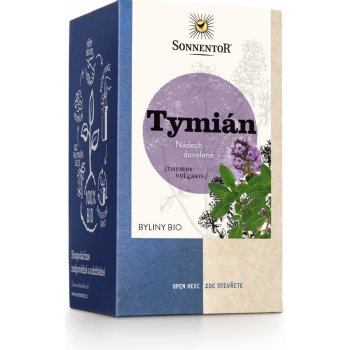 Sonnentor Tymián bio porcovaný dvoukomorový čaj 21,6 g
