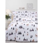 MKLuzkoviny.cz Povlečení mikroplyš Exclusive Zimní les 140x200 70x90 – Zboží Dáma