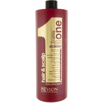 Revlon Uniq One All in One Hair Conditioning Shampoo Coconut posilující kokosový 1000 ml