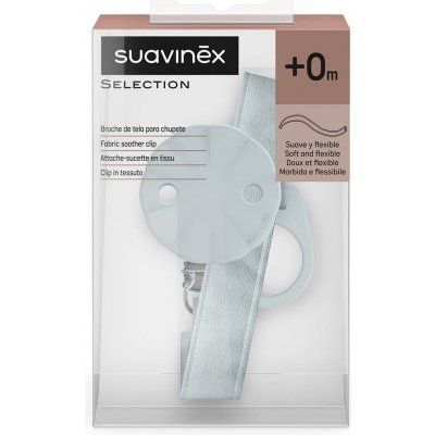 Suavinex Wonderland klip na dudlík se stuhou modrá – Sleviste.cz