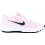 Nike Star Runner 3 Jr pink foam/black/white – Zboží Mobilmania