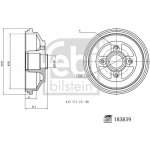 183839 FEBI BILSTEIN Brzdový buben – Sleviste.cz