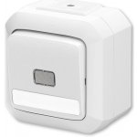 ABB 3558N-C91512 B Ovládač zapín. s čirým průz s pop. pol. se sv. N ř. 1/0S 1/0So IP54 bílá – Hledejceny.cz