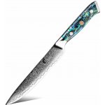 SaKuRo Víceúčelový nůž z damaškové oceli Ocean Shell 15,2 cm – Zbozi.Blesk.cz