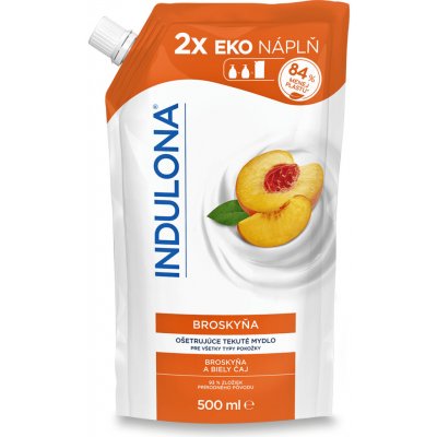 Indulona tekuté mýdlo Broskev náhradní náplň 500 ml – Zbozi.Blesk.cz