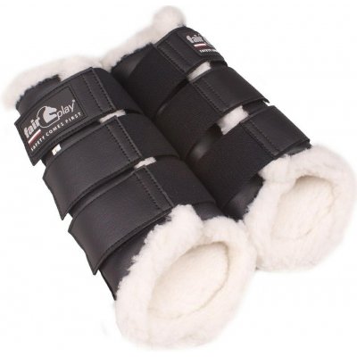 Fair Play Kamaše pro koně s beránkem CADENCE Černá – Hledejceny.cz