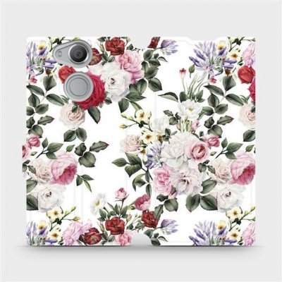 Mobiwear - Sony Xperia XA2 - MD01S Růže na bílé – Zboží Živě