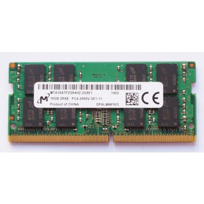 Micron SODIMM DDR4 2666MHz 16GB CL19 MTA16ATF2G64HZ-2G6E1