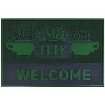 CurePink Gumová Friends Central Perk (60 x 40 cm) zelená [GP85482] – Zboží Dáma