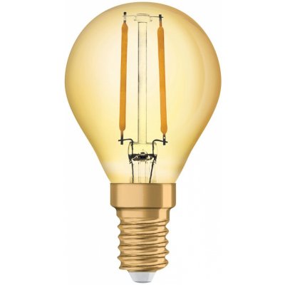 Osram LED žárovka kapka Vintage, 4 W, 410 lm, teplá bílá, E14 – Hledejceny.cz