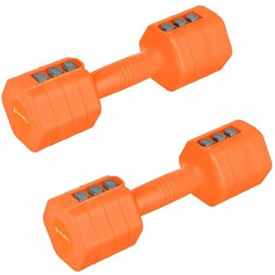 HMS Činky potažené pogumované nastavitelné 2 x 2,5 kg – Hledejceny.cz