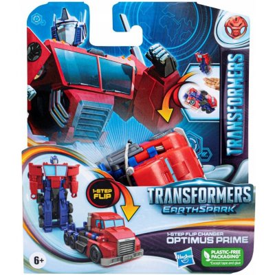 Hasbro TraTransformers Earthspark 1 step flip Optimus Prime