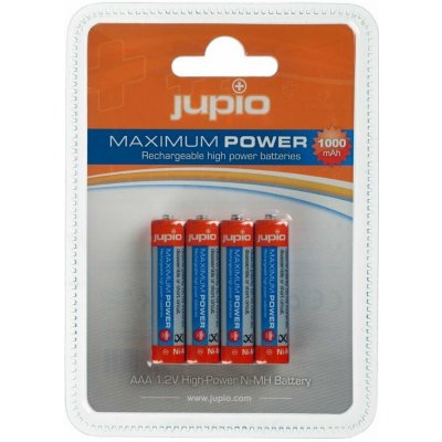 Jupio AAA 1000 mAh 4ks JRB-AAA1000 – Zboží Mobilmania