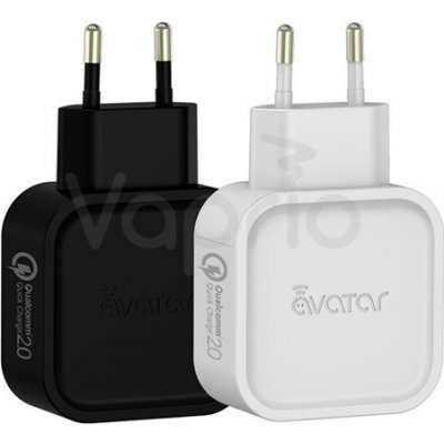 Avatar USB-AC adaptér Quick Charge 2.0 Černá – Zboží Mobilmania