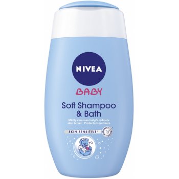 Nivea Baby šampon a pěna do koupele 2v1 200 ml