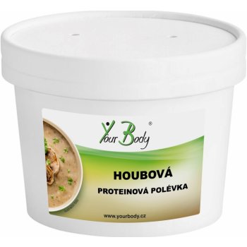 Yourbody Proteinová polévka houbová kelímek 30 g