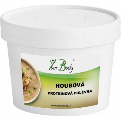 Yourbody Proteinová polévka houbová kelímek 30 g – Zboží Dáma