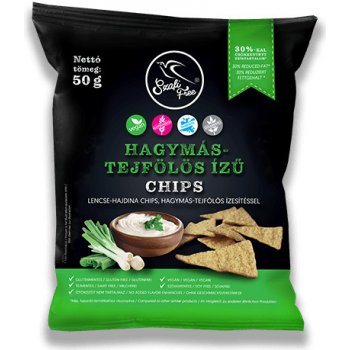 Szafi Free Bezlepkový čočkovo-pohankový chips se smetanově cibulovou příchutí 50 g
