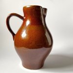 NKeramika Ručně dělaný keramický džbán na pivo hnědý 2,5 l – Sleviste.cz