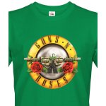 Bezvatriko pánské tričko Guns N’ Roses zelená – Zbozi.Blesk.cz