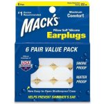 Macks Pillow Soft silikonové tvarovatelné ucpávky špunty do uší bílé 6 párů – Zboží Dáma