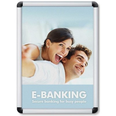 Jansen Display Klaprám A3 oblý roh profil 20 mm 326 x 449 mm – Zboží Živě