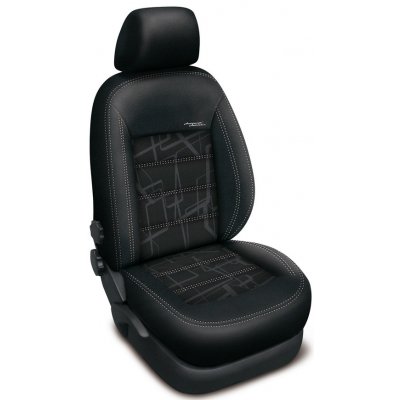 Autopotah Automega Škoda Karoq, AUTHENTIC DOBLO, zadní sedadlo 3 díly, Matrix černá, Zadní sedadlo dělené, Bez zadní loketní opěrky