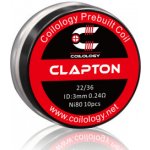 Ciology předmotané spirálky Clapton Ni80 0,24ohm 10ks – Hledejceny.cz