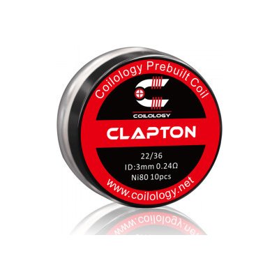 Ciology předmotané spirálky Clapton Ni80 0,24ohm 10ks