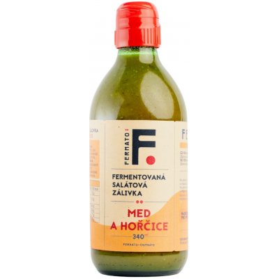 Fermato Fermentovaná rajčatová zálivka Med a hořčice 340 ml – Zboží Dáma