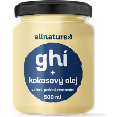 ALLNATURE Ghí s kokosovým olejem 500 ml