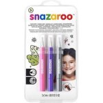 Štětce "brush pen" naplněné barvou na obličej dobrodružství – Zboží Dáma