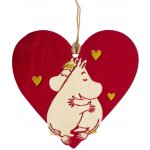 Muurla Vánoční dekorace Moomin Heart, překližka – Hledejceny.cz