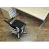 Podložka pod židli Smartmatt podložka 5100PHX pod židli 120 x 100 cm oválná na hladkou podlahu s výřezem