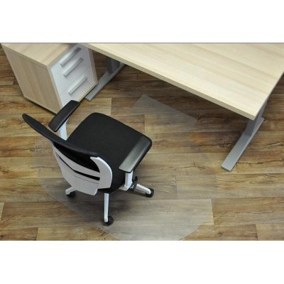 Smartmatt podložka 5100PHX pod židli 120 x 100 cm oválná na hladkou podlahu s výřezem – Zboží Dáma