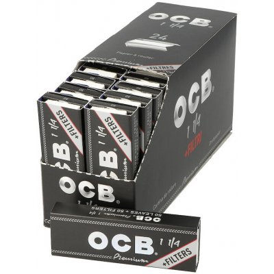 OCB Slim Premium papírky s filtry 32 ks – Sleviste.cz
