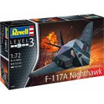 Revell slepovací model FLockheed Martin F-117A Nighthawk Stealth Fighter 1:72 – Zboží Dáma