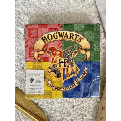 Procos papírové ubrousky Harry Potter Hogwarts Houses 33x33cm 20ks – Zboží Dáma