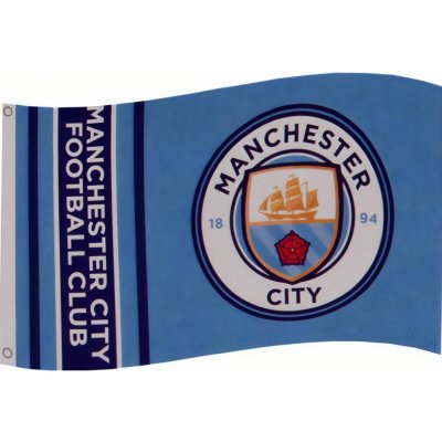 Vlajka Manchester City FC, modrá, 152x19 cm – Hledejceny.cz