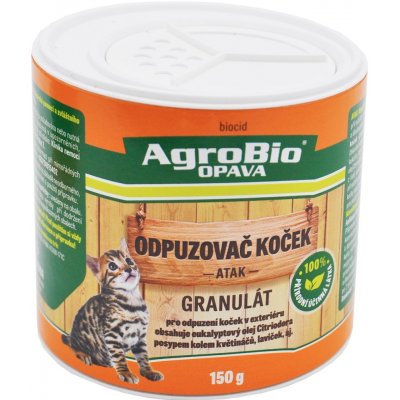 Agrobio Odpuzovač koček granulát Atak 150 g – Sleviste.cz