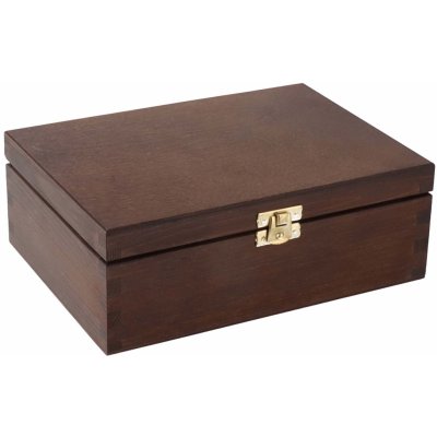 ČistéDřevo dřevěná krabička 22 x 16 cm hnědá – Sleviste.cz