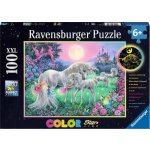 Ravensburger Svítící 13670 Jednorožci za úplňku 100 dílků – Hledejceny.cz