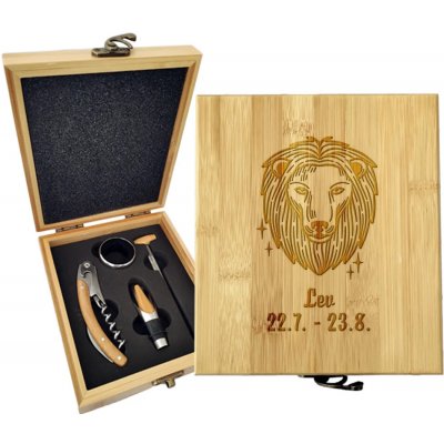 Sablio Dárková sada na víno Lev: 147×168×49 mm – Hledejceny.cz