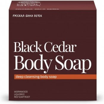 Natura Siberica Hloubkově čistící tělové mýdlo Černý cedr "BANIA DETOX" 400 ml