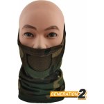 nákrčník Face Warrior Gen2 Woodland Cygnus Armory – Hledejceny.cz