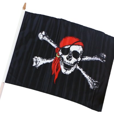 Rappa Vlajka pirátská 50x30 cm – Zboží Dáma