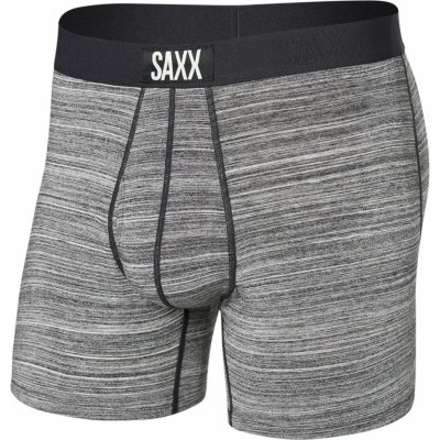 Saxx Ultra Super Soft Boxer Brief Fly Spacedye Heather-Grey – Zboží Dáma