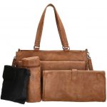 Babyboom Charm London Hnědý 4-set kabelka – Zboží Dáma